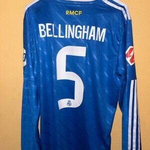 Real Madrid Jude Bellingham #5 Away Jersey Adidas Men’s long jersey